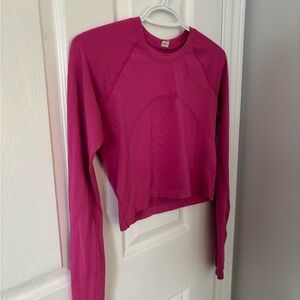 lululemon athletica Fuchsia Long Sleeve Top
